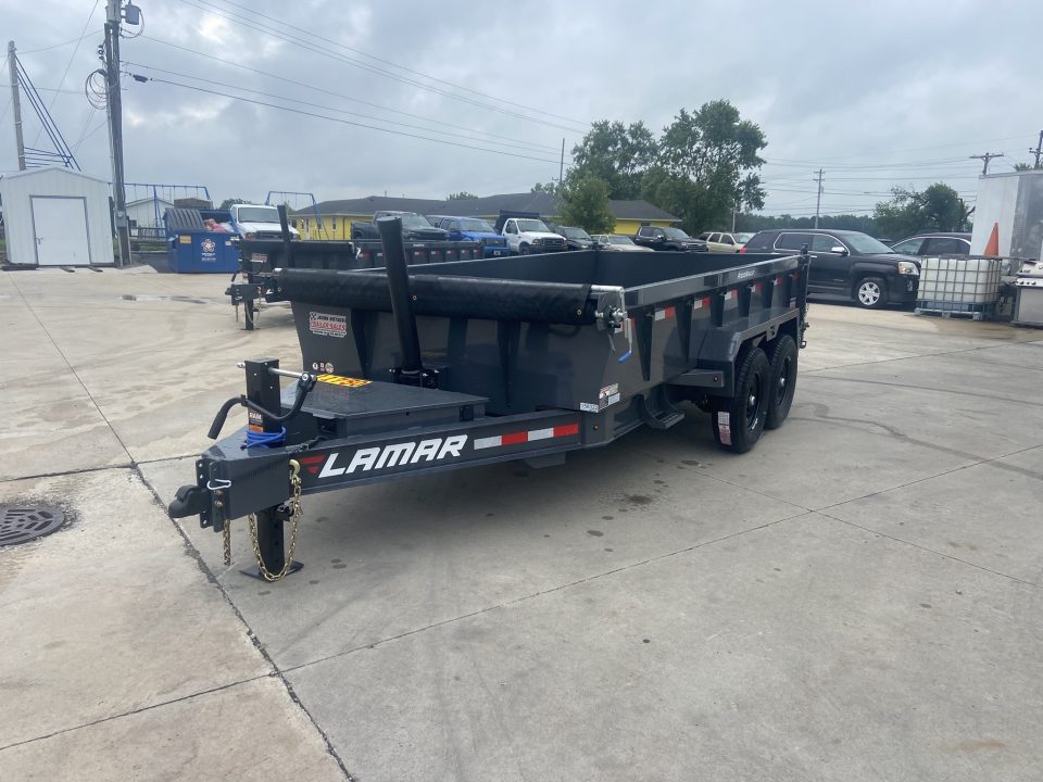 New Lamar 83"X14' Dump Trailer