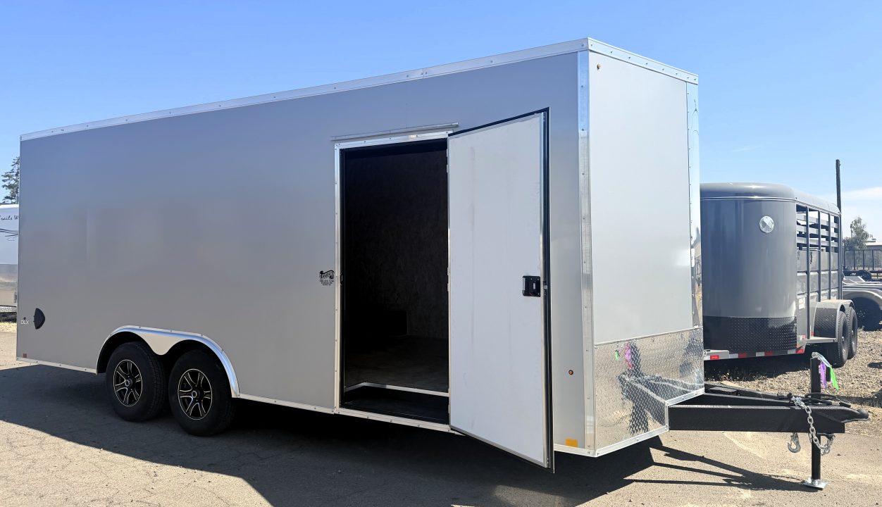 New 2027 Compass 8.5x20 Indigo DLX Flat Top V-Nose Cargo / Enclosed Trailer