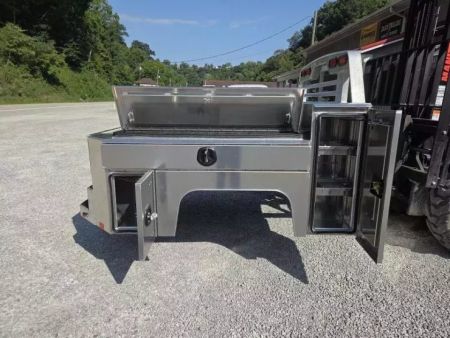 New Martin Truck Bodies Aluminum Gooseneck Service Body SRW 6.5' GMC / Chevy / Ford SMOOTH APPEARANCE