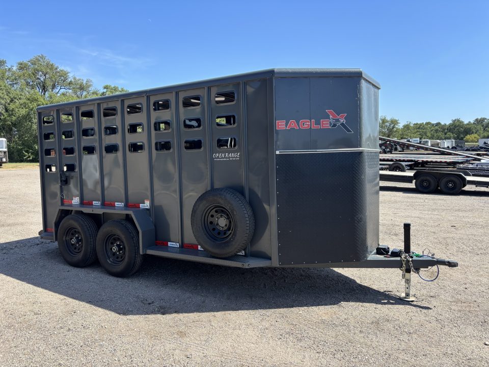 Used 2026 Eagle X Trailers 6'8"x16' Livestock Trailer