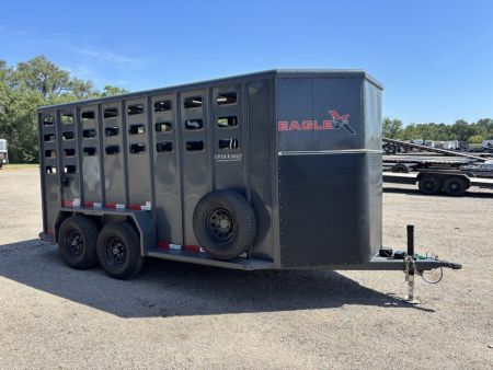 Used 2026 Eagle X Trailers 6'8"x16' Livestock Trailer