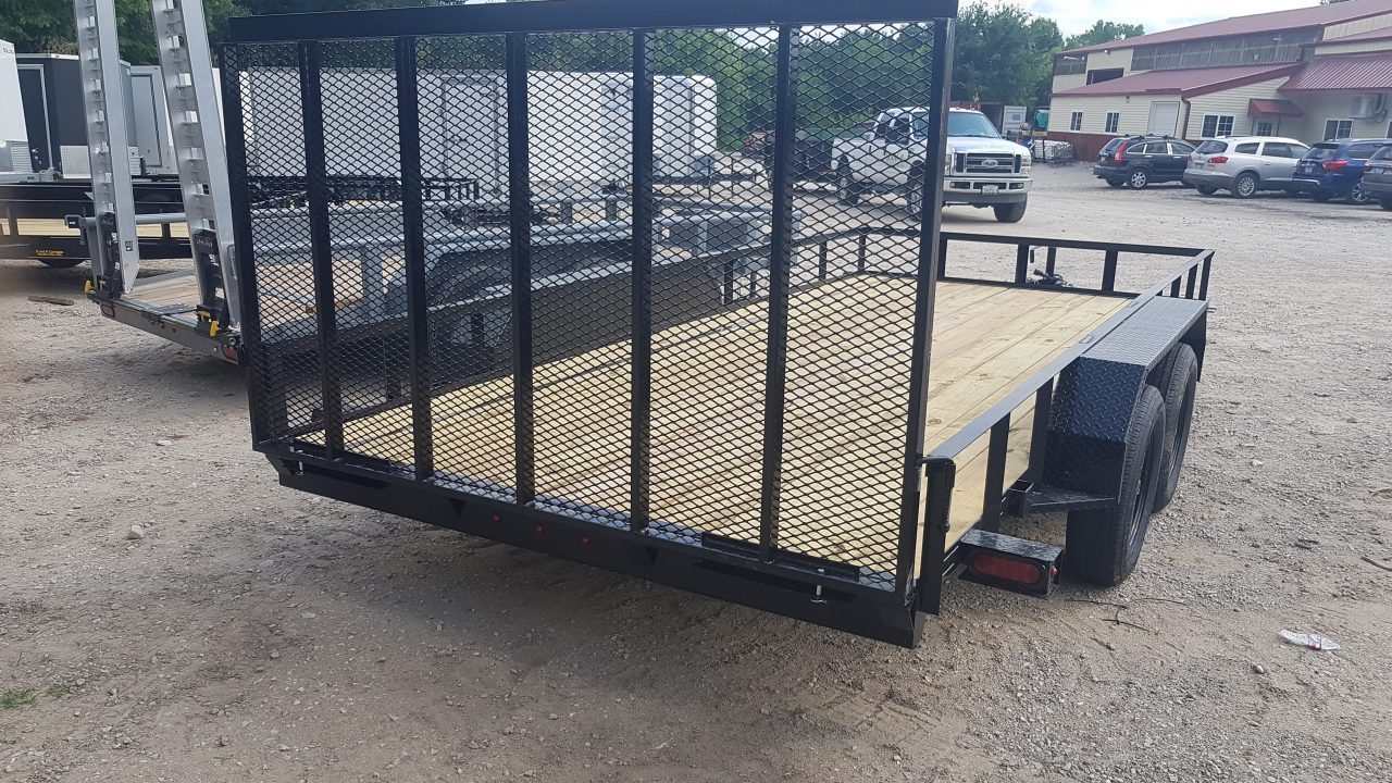 New 2026 MEB 83" x 16' Utility Trailer with Ramp Gate â€“ 7K GVWR