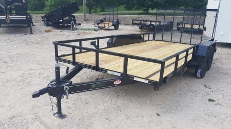 New 2026 MEB 83" x 16' Utility Trailer with Ramp Gate â€“ 7K GVWR
