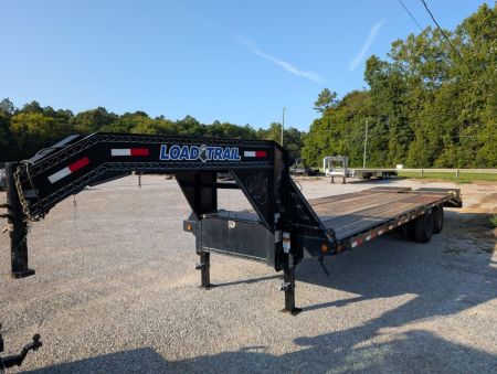 Used 2021 Load Trail Low Profile 28'Gooseneck Deckover Trailer