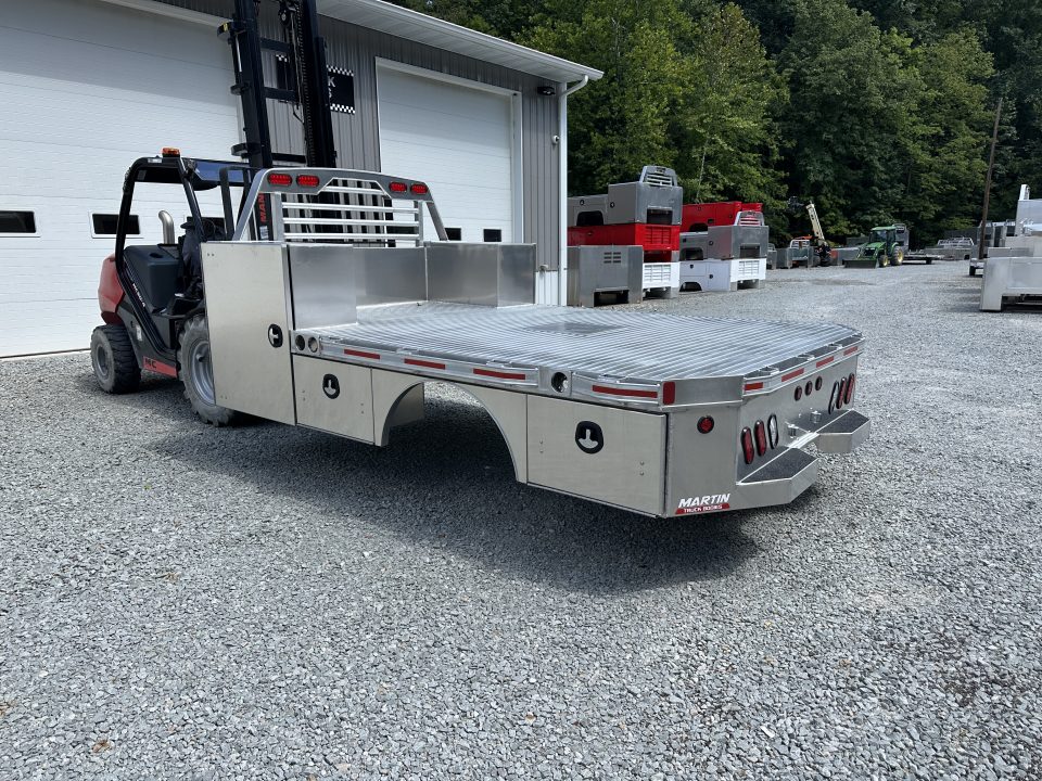 New Martin Truck Bodies 98x136 SBV Flatbed 84" CA DRW (2) Fuel Dishes