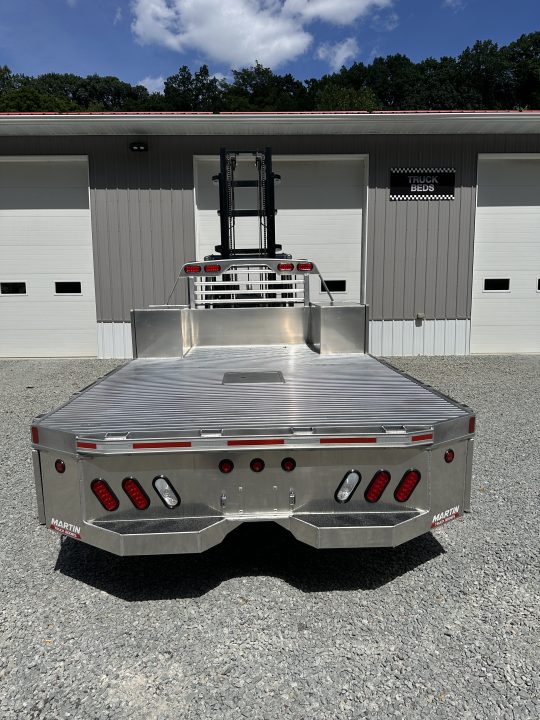 New Martin Truck Bodies 98x136 SBV Flatbed 84" CA DRW (2) Fuel Dishes