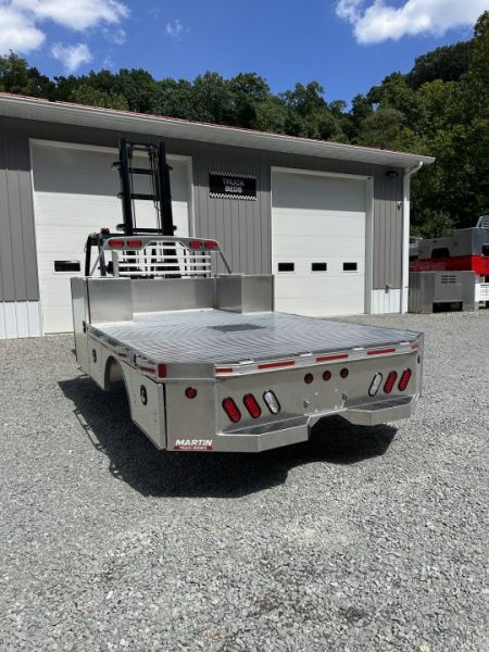 New Martin Truck Bodies 98x136 SBV Flatbed 84" CA DRW (2) Fuel Dishes