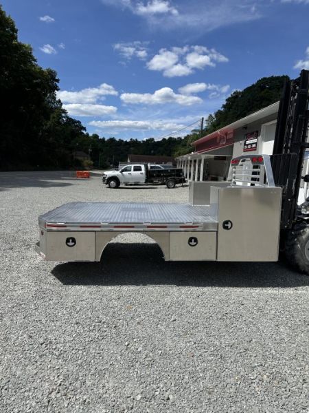 New Martin Truck Bodies 98x136 SBV Flatbed 84" CA DRW (2) Fuel Dishes