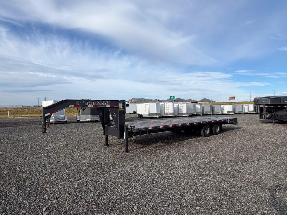 New 2026 Titan Trailer 30' WIDE GLIDE TANDEM DUAL Deckover Trailer