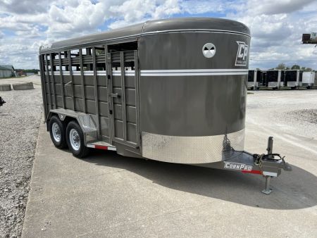 New 2027 CornPro SB 16 7H Stock Trailer