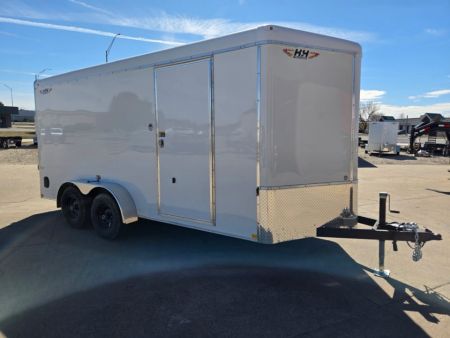 New 2027 H&H Trailers 7x16 HH Series Round Top V-Nose 10K Tandem Cargo / Enclosed Trailer