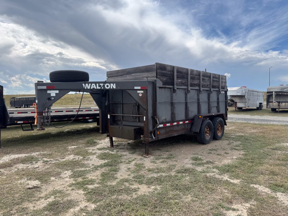 Used 2003 Walton Trailer 14' Dump Trailer