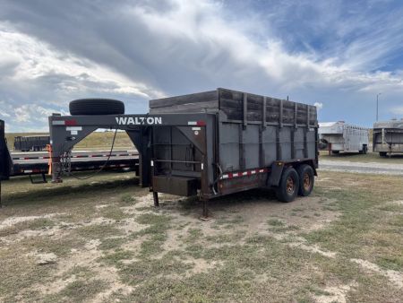 Used 2003 Walton Trailer 14' Dump Trailer