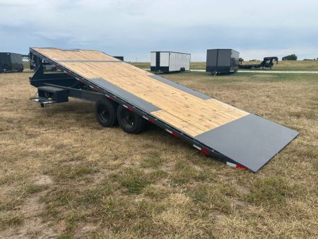 New 2027 Lamar 102x24 Tandem 16K GN Deckover Power Tilt w/ Tuff Wireless