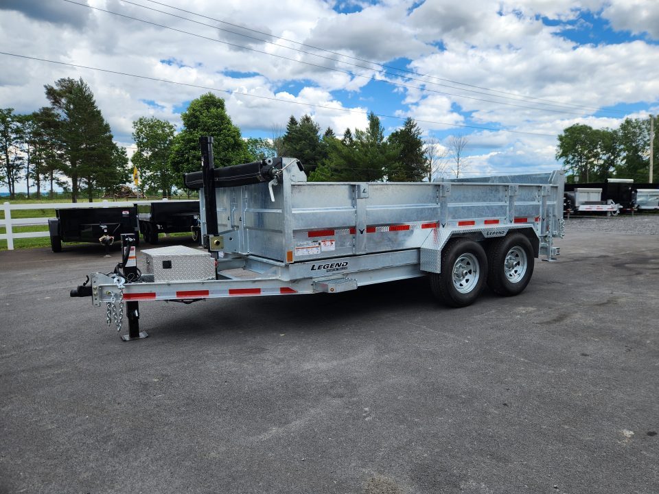 New 2027 Legend Trailers Galvanized D8214-14 Dump Trailer
