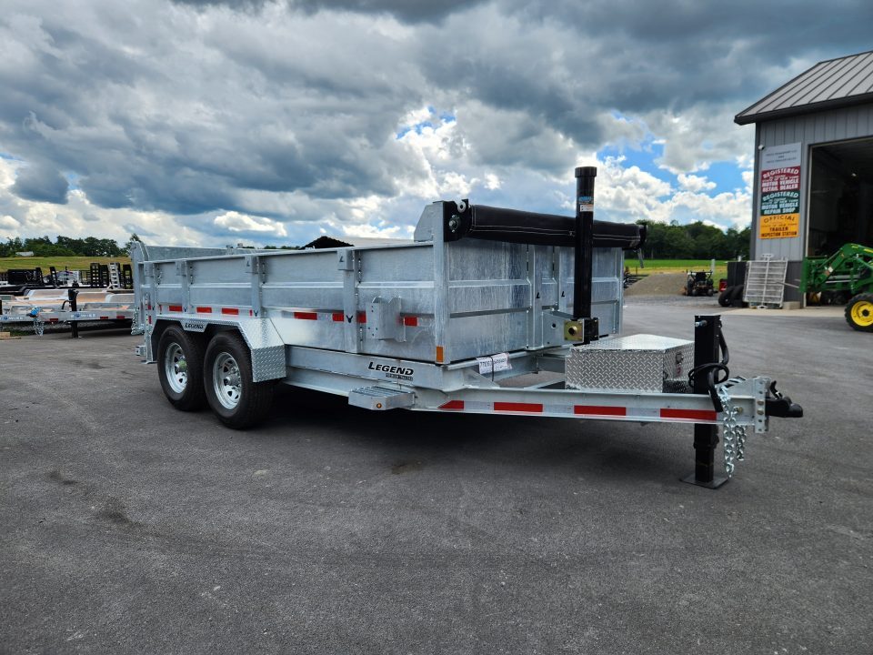 New 2027 Legend Trailers Galvanized D8214-14 Dump Trailer