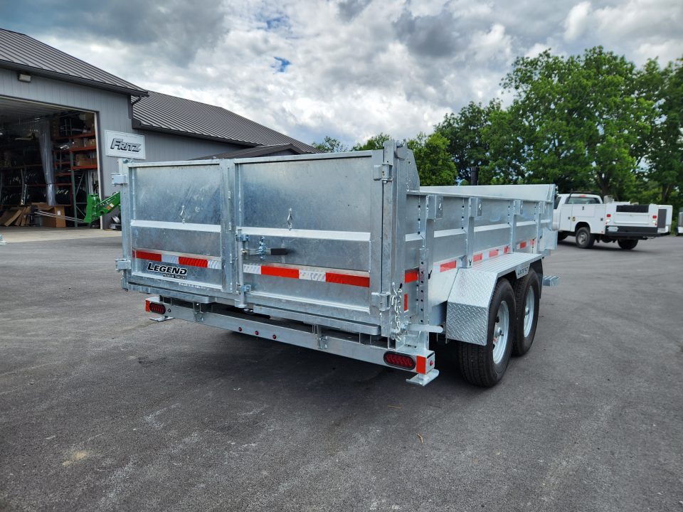 New 2027 Legend Trailers Galvanized D8214-14 Dump Trailer