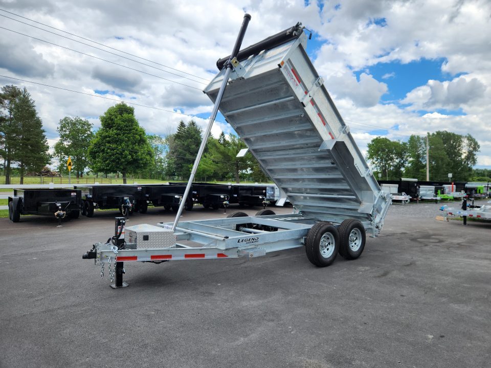 New 2027 Legend Trailers Galvanized D8214-14 Dump Trailer