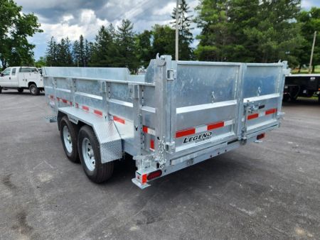 New 2027 Legend Trailers Galvanized D8214-14 Dump Trailer