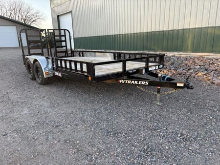New 2027 PJ 16'x83  Tandem Utility - HD Gate