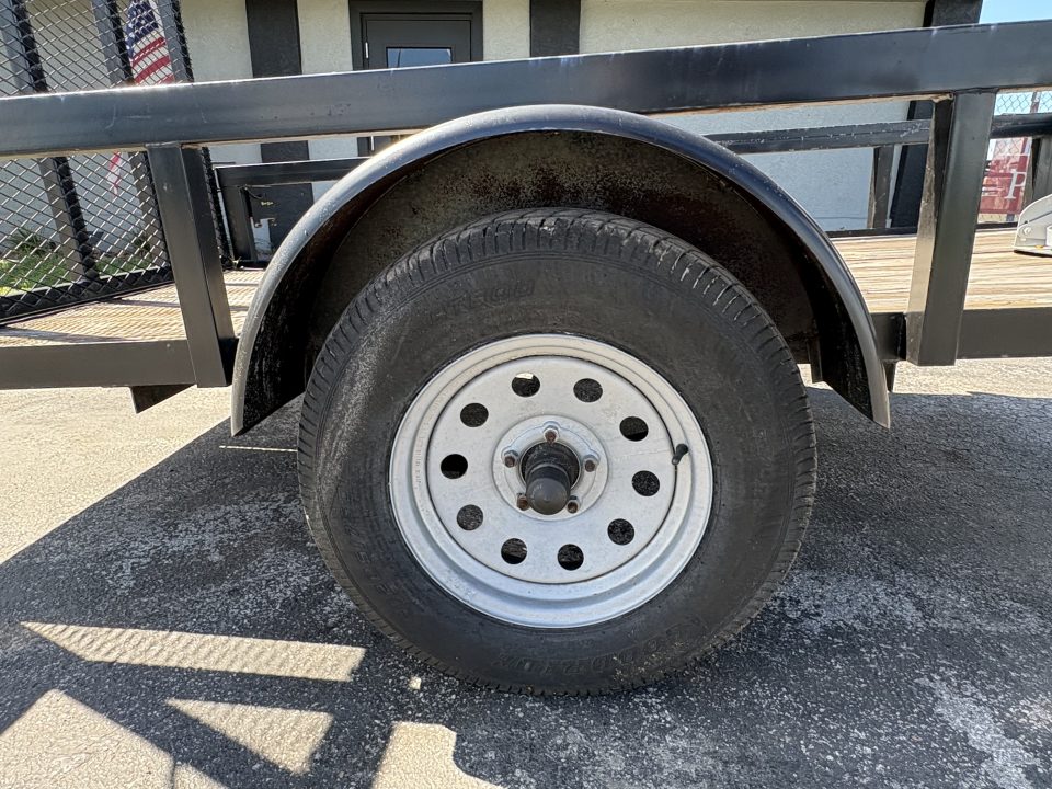 Used 2019 Caliber Trailer Mfg 5X10 SA WITH RAMP AND SPARE Utility Trailer