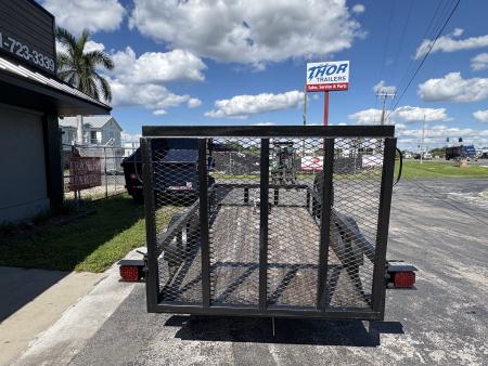 Used 2019 Caliber Trailer Mfg 5X10 SA WITH RAMP AND SPARE Utility Trailer