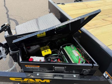 New Cam Superline 7' x 24' Power Tilt Car Hauler 14K