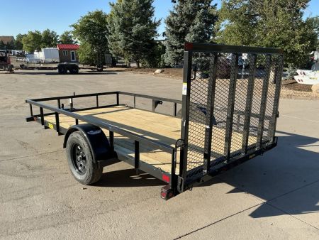 New 2027 Big Tex 35SA-12R1A-4PBK Utility Trailer