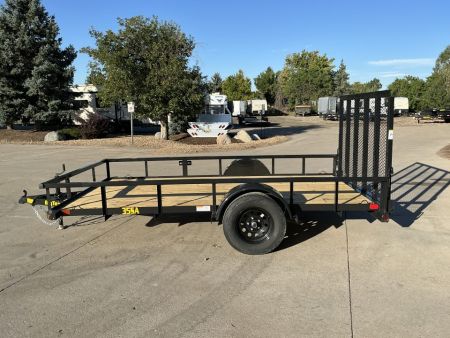 New 2027 Big Tex 35SA-12R1A-4PBK Utility Trailer