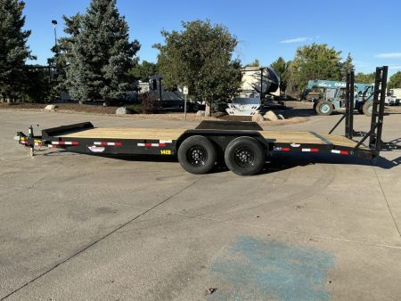 New 2027 Big Tex 14EB-22D2A-KRBK Flatbed Trailer