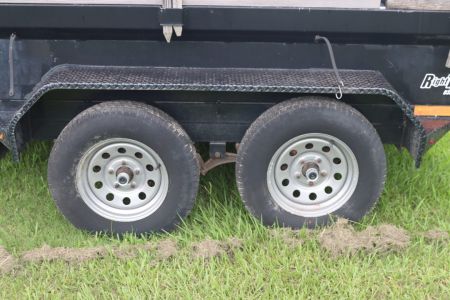 Used 2018 5X10 Lamar Dump Trailer
