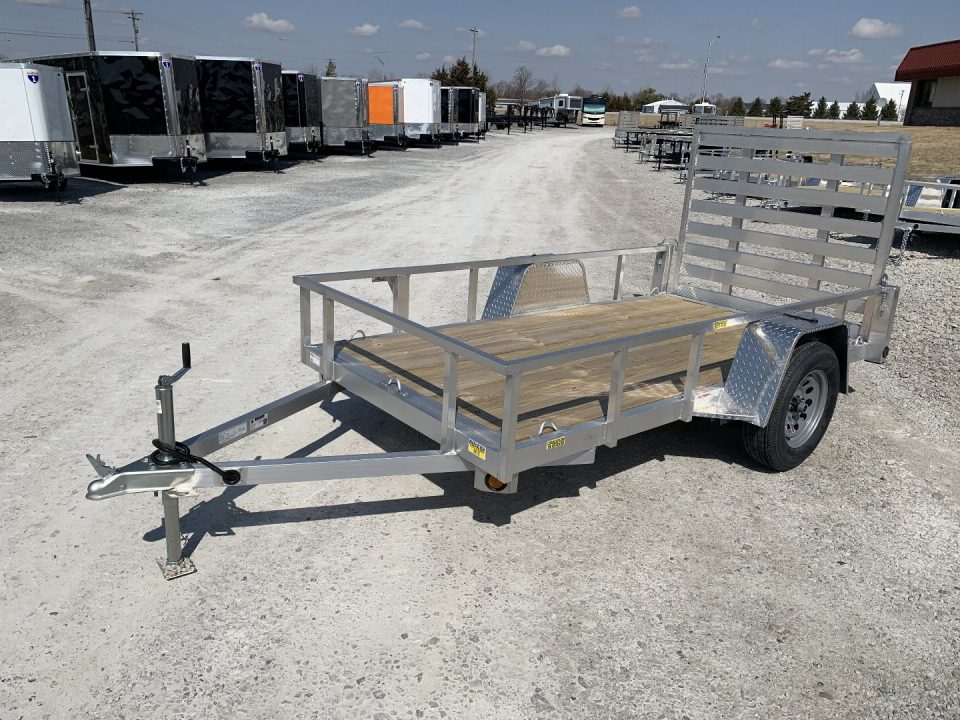 New 2027 Quality Steel and Aluminum 62"x10' aluminum Utility Trailer