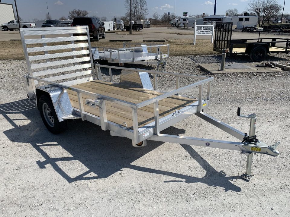 New 2027 Quality Steel and Aluminum 62"x10' aluminum Utility Trailer