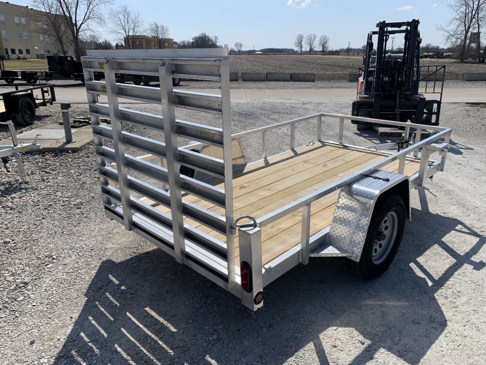 New 2027 Quality Steel and Aluminum 62"x10' aluminum Utility Trailer