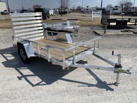New 2027 Quality Steel and Aluminum 62"x10' aluminum Utility Trailer