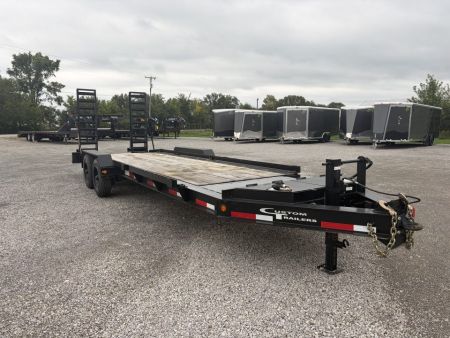 Used 2025 B&B FABRICATION CT12T22EJT24 (81" x 24') 25.9K Equipment Trailer / Direction Boring Trailer