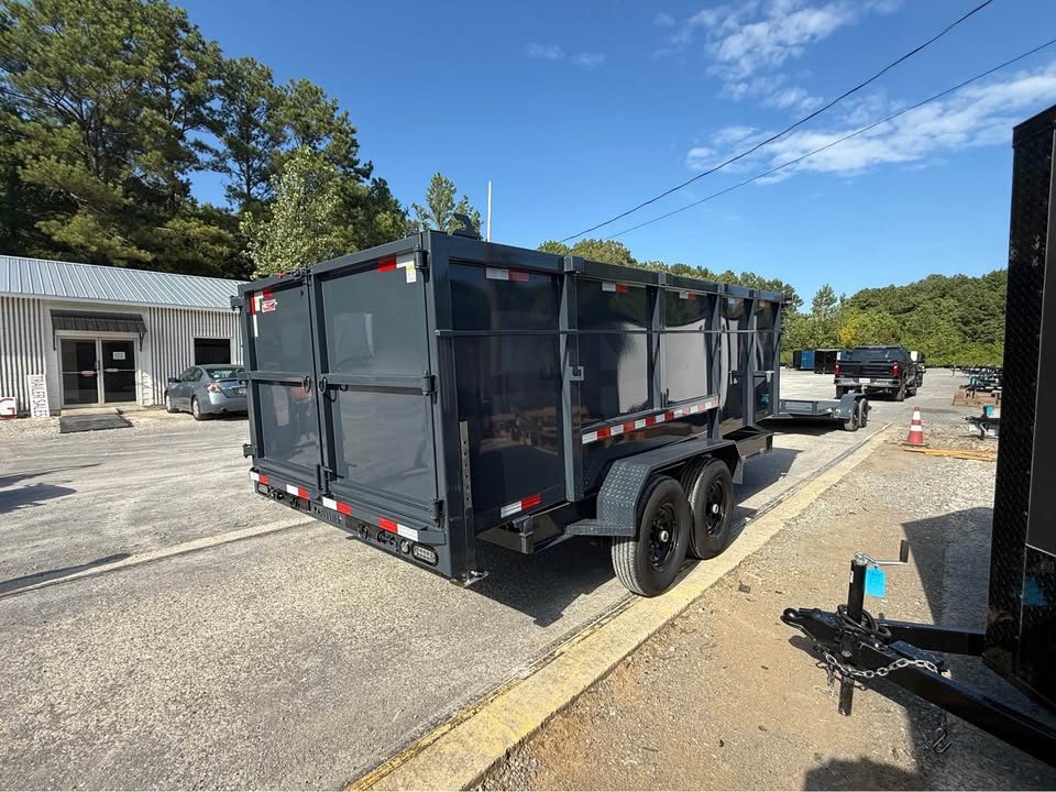 New 2026 Oak Ridge 7x16x4 14k Dump Trailer