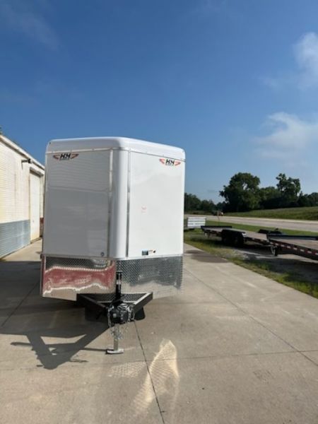 New 2027 H&H Trailers 7x16 HH Series Round Top V-Nose 7K Tandem Cargo / Enclosed Trailer