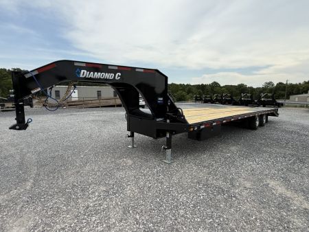 New 2027 Diamond C FMAX 212 32’ Flatbed Trailer, MAX RAMPS, 2 SPD JACKS, ALUMINUM OUTER WHEELS, ABS BRAKES, 25.9K GVWR