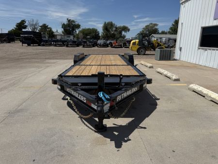 New 2027 PJ Trailers TY1222 2 8000 lb Axles Tilt Trailer