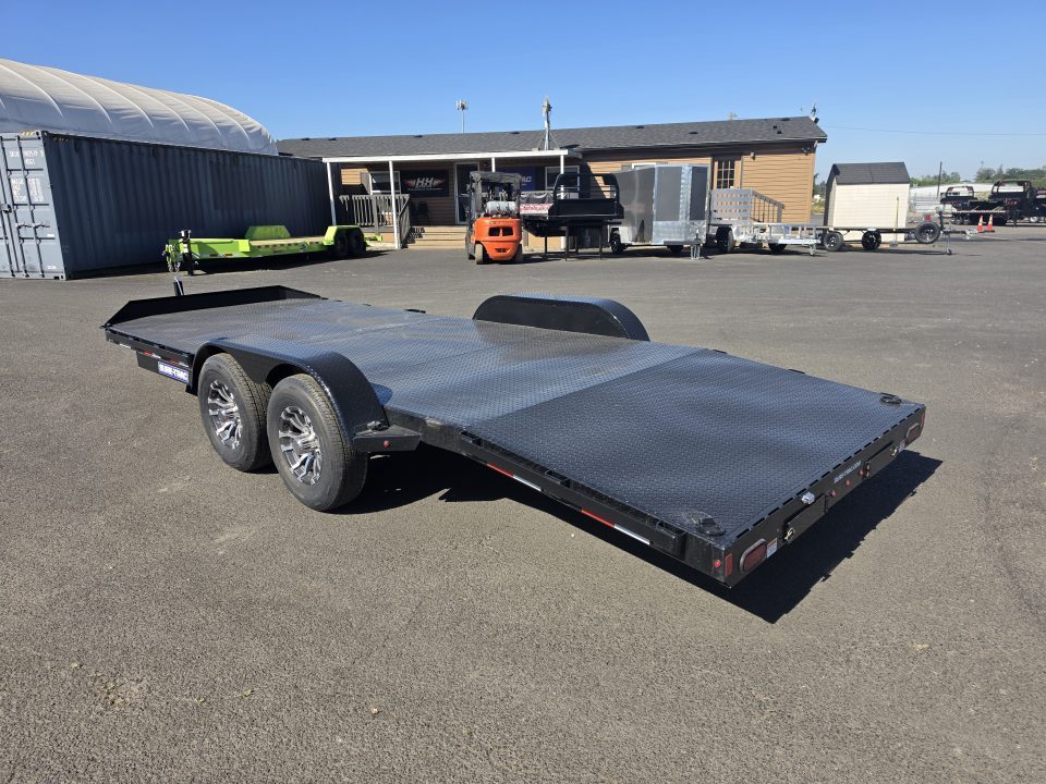 New 2027 Sure-Trac 7x20 (16+4) Steel Deck Car Hauler 10K GVWR