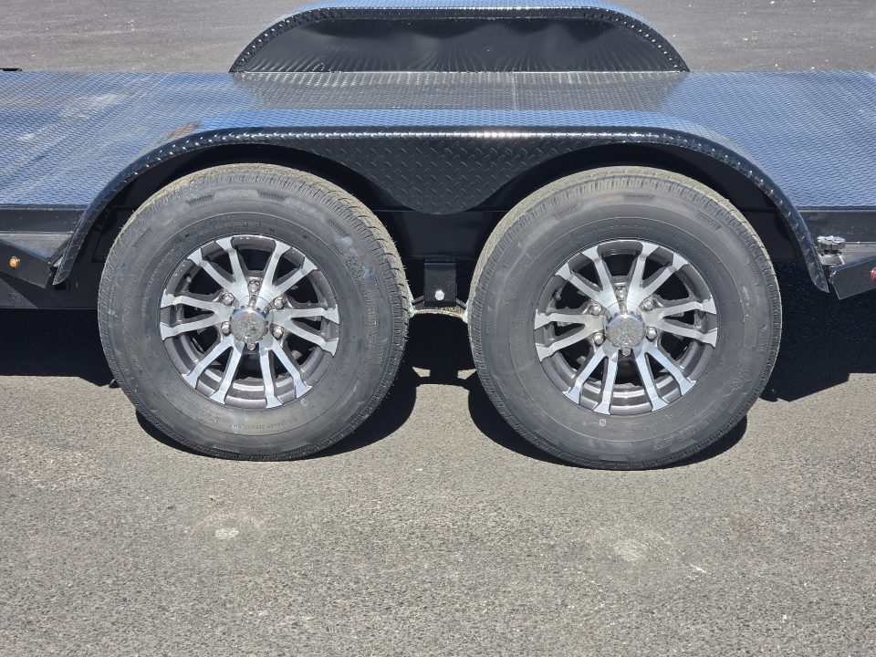 New 2027 Sure-Trac 7x20 (16+4) Steel Deck Car Hauler 10K GVWR