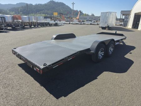 New 2027 Sure-Trac 7x20 (16+4) Steel Deck Car Hauler 10K GVWR