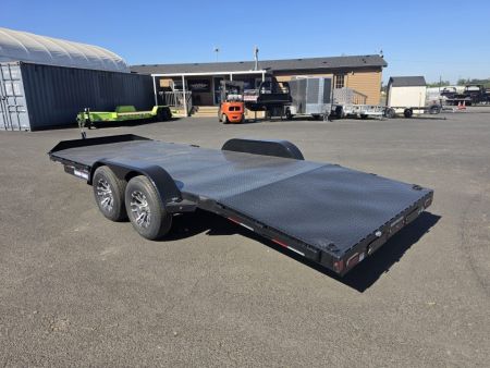 New 2027 Sure-Trac 7x20 (16+4) Steel Deck Car Hauler 10K GVWR