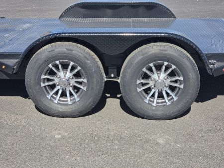 New 2027 Sure-Trac 7x20 (16+4) Steel Deck Car Hauler 10K GVWR