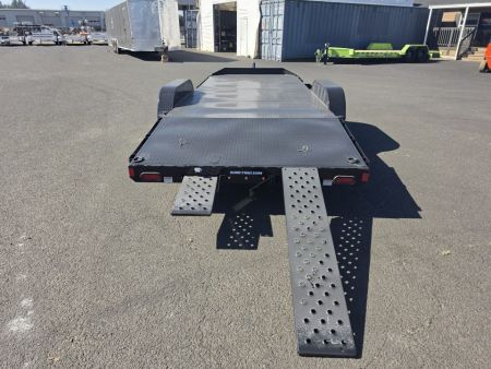 New 2027 Sure-Trac 7x20 (16+4) Steel Deck Car Hauler 10K GVWR