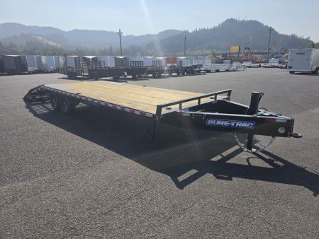 New 2026 Sure-Trac 8.5x25 (20+5) Deckover Trailer w/ Full Width Ramps 15K GVWR
