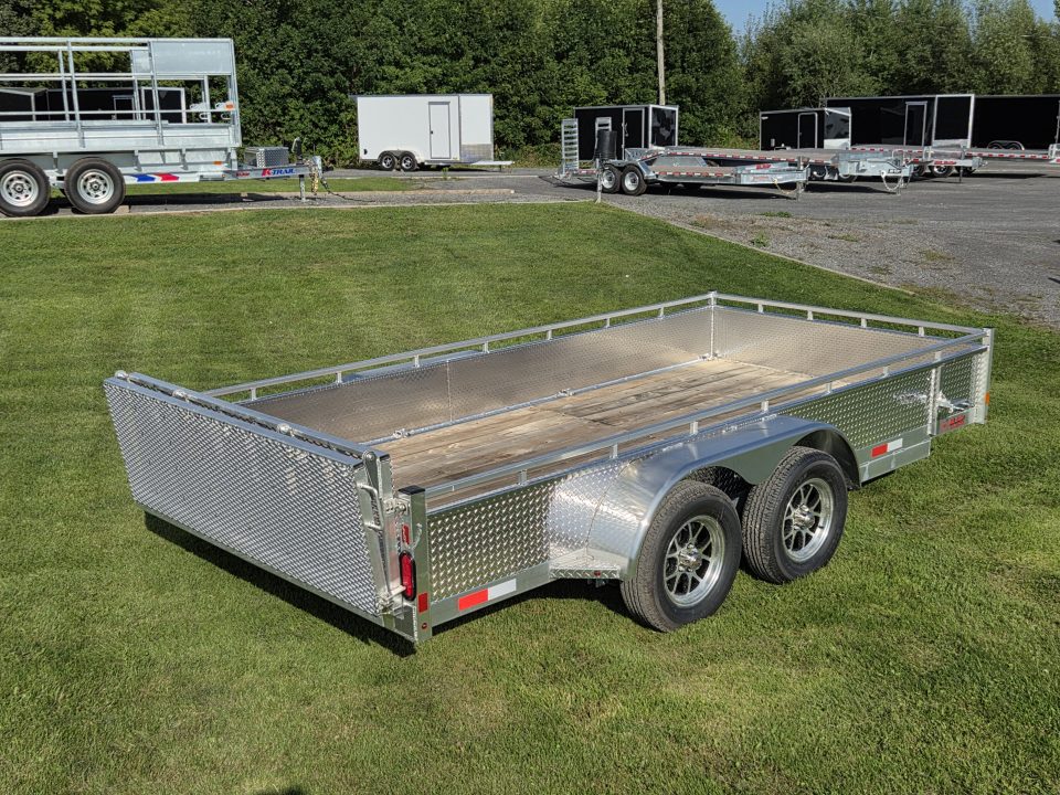 New 2027 All Aluminum 7'x14' Landscape Trailer Utility Trailer