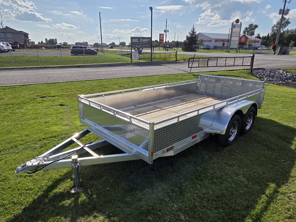 New 2027 All Aluminum 7'x14' Landscape Trailer Utility Trailer
