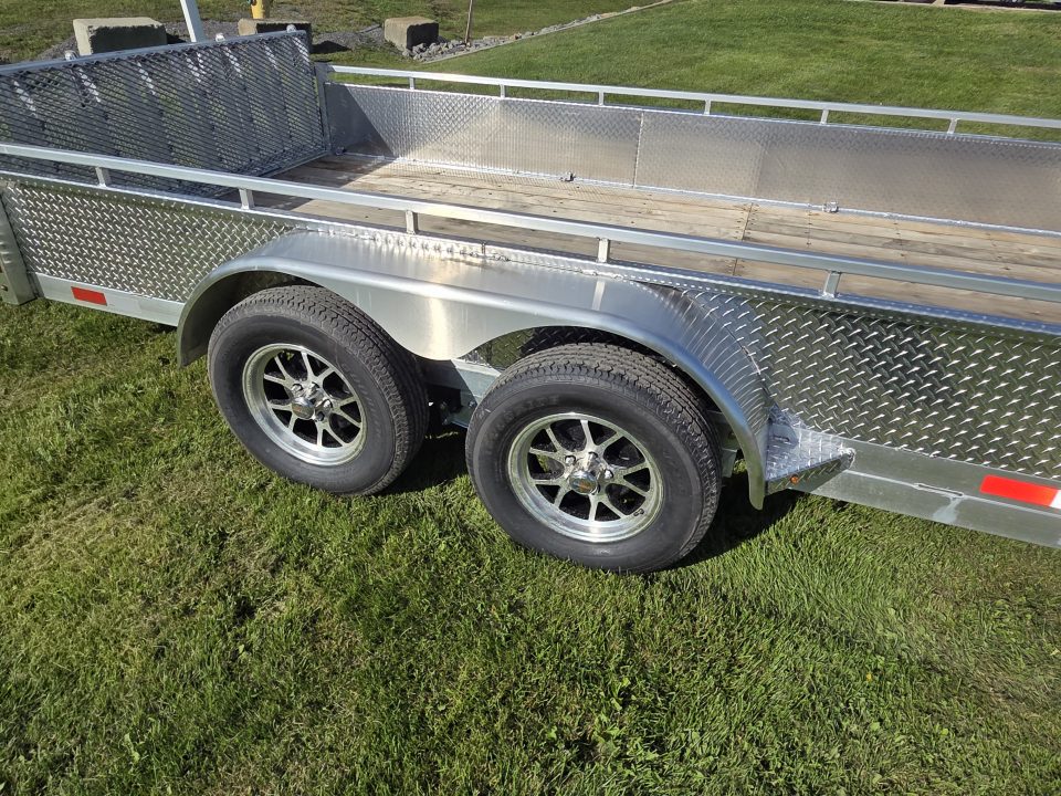 New 2027 All Aluminum 7'x14' Landscape Trailer Utility Trailer